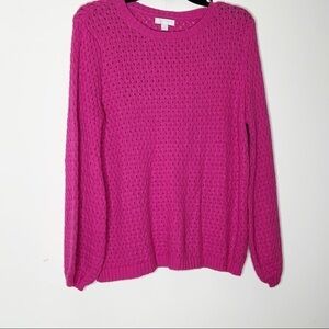 14TH & Union pink knit sweater, size M